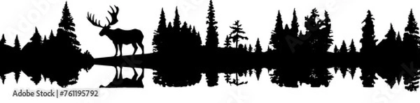 Obraz silhouette vector