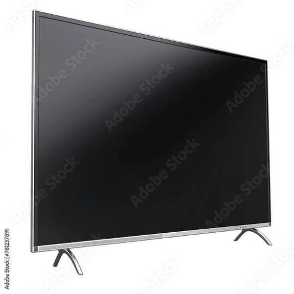 Fototapeta Led Tv on white background isolate