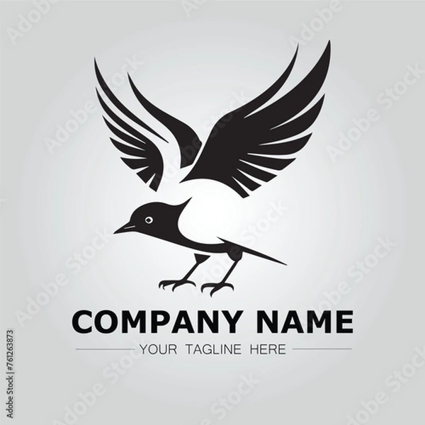 Fototapeta Bird logo company concept image vector