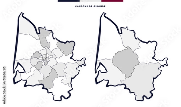 Obraz Département Gironde