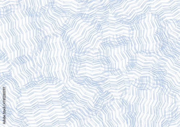 Obraz 手書き風へリンボーンをランダムに配置した背景