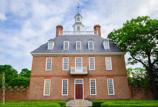 Obraz The “Historic Triangle” Historical Colonial Williamsburg in Virginia