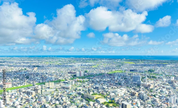 Obraz 静岡県浜松市の都市風景