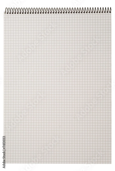 Fototapeta spiral notebook