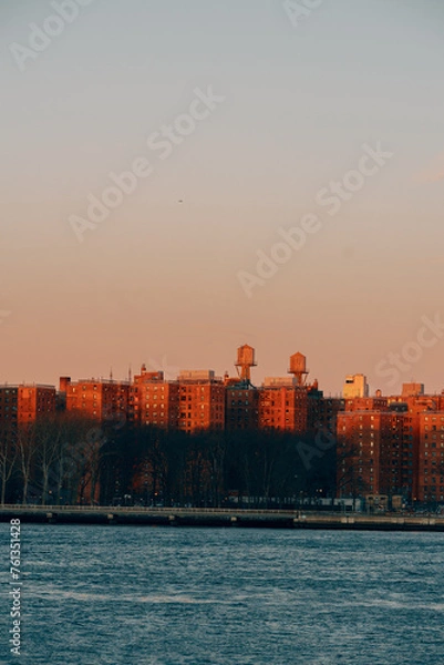 Obraz New York's Manhattan in the Golden Hour