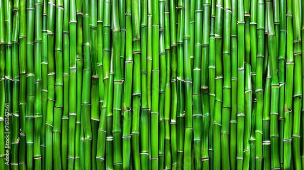 Fototapeta bamboo background close up сreated with Generative Ai