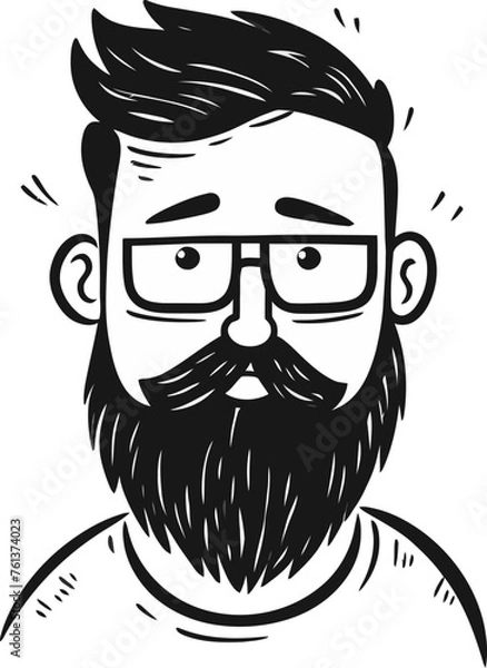 Obraz Fitness Workout Man Vector Concept