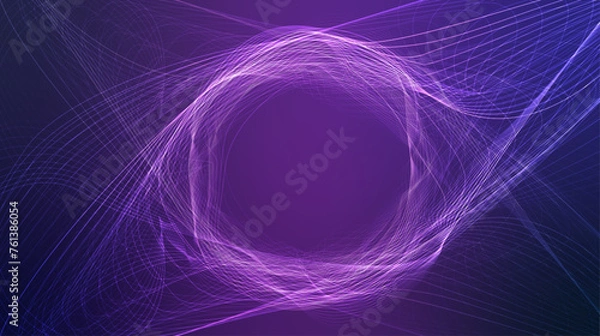 Fototapeta abstract purple background with lines.
Electrifying background with space for a logo or text. Background with network. Modern background for use in business, technology, music, web, digital