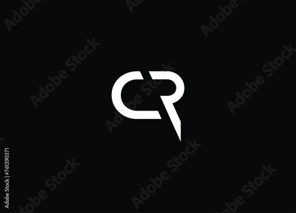 Obraz CR Monogram Letter  Logo Design vector template