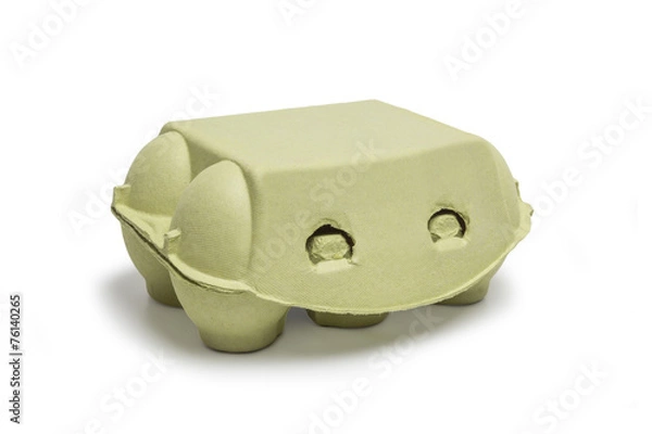 Fototapeta Closed box of Eggs
