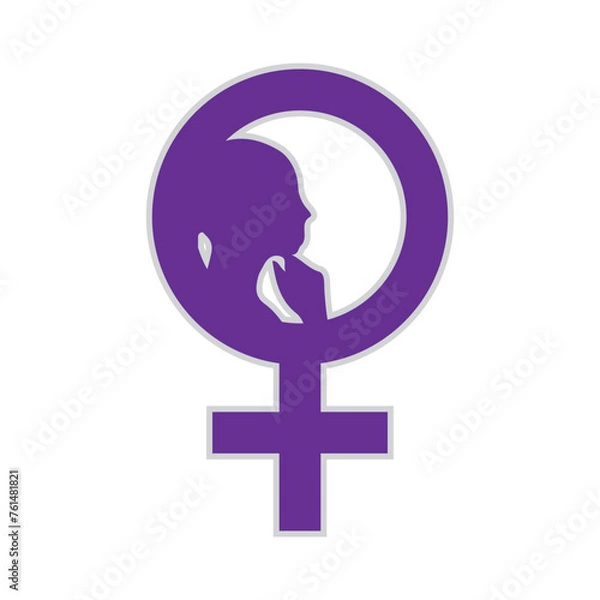 Fototapeta Woman Day Symbol