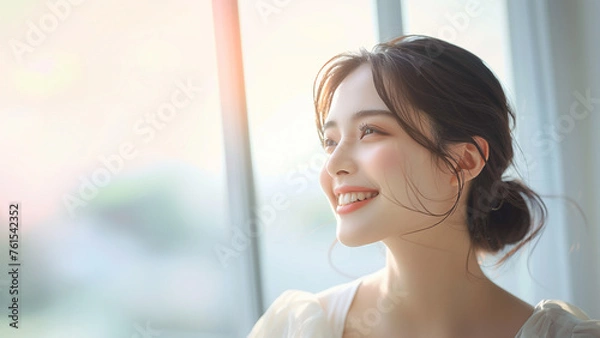 Obraz 笑顔の女性