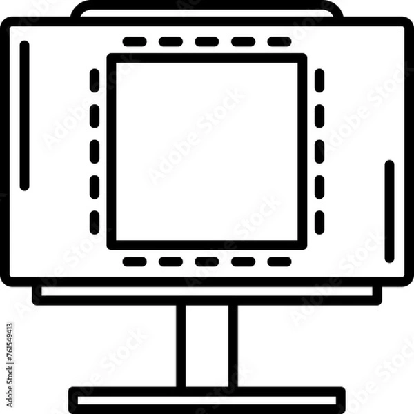 Fototapeta Square Icon