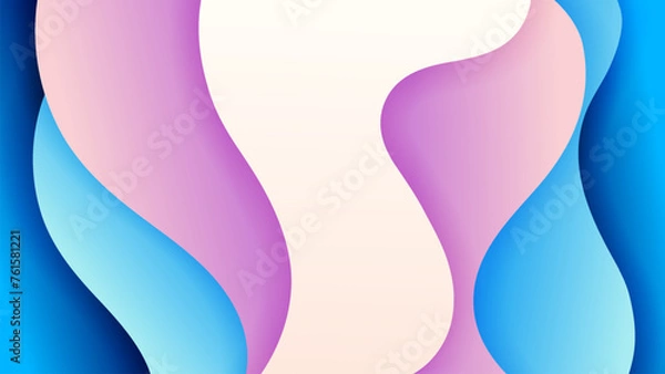 Obraz Abstract background with soft gradient color and dynamic shadow on background .Vector background for wallpaper. Eps 10