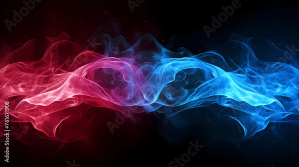 Obraz Smoke and particles texture background wallpaper