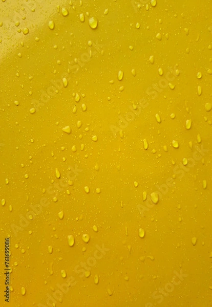 Fototapeta Abstract yellow Raindrop Background 002