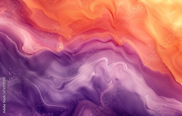 Obraz abstract purple and orange smoky background 002