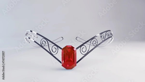 Obraz Diadem with ruby