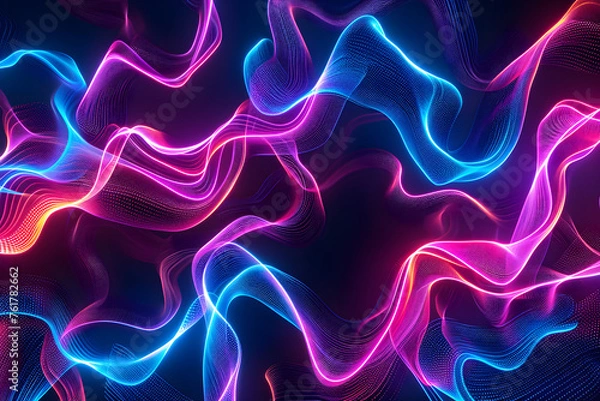 Fototapeta abstract neon texture