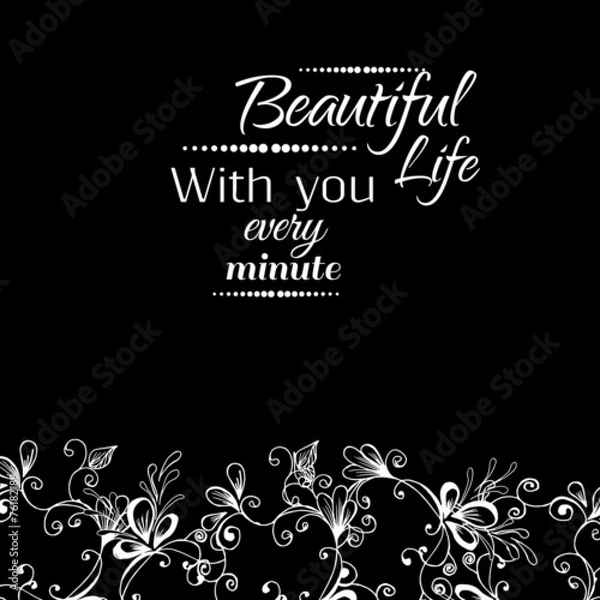 Obraz Floral ornate pattern