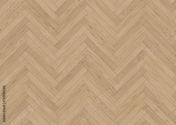 Obraz ヘリンボーン柄のフローリングのテクスチャ