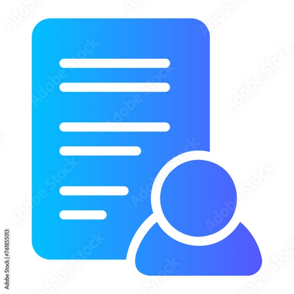 Fototapeta requirements gradient icon