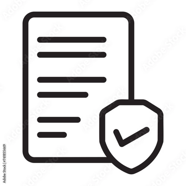 Fototapeta compliant line icon