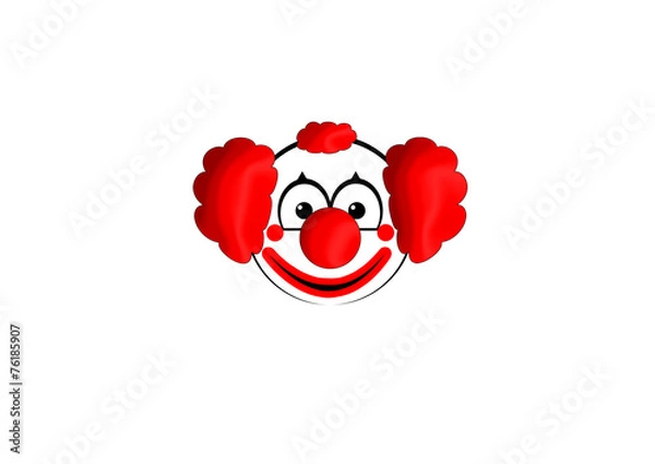 Fototapeta Clown Gesicht