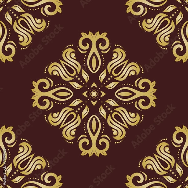 Fototapeta Orient Seamless  Pattern. Abstract Background
