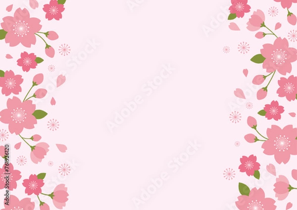 Fototapeta 春 桜フレーム