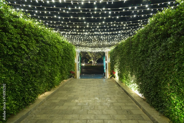 Fototapeta lighting tunnel