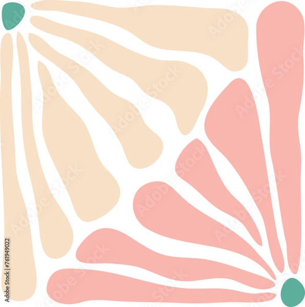 Fototapeta Distorted Flower Illustration