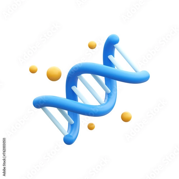 Fototapeta dna 3d illustration