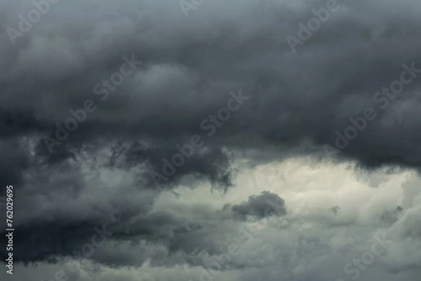Fototapeta Overcast weather. Clouds before the rain.