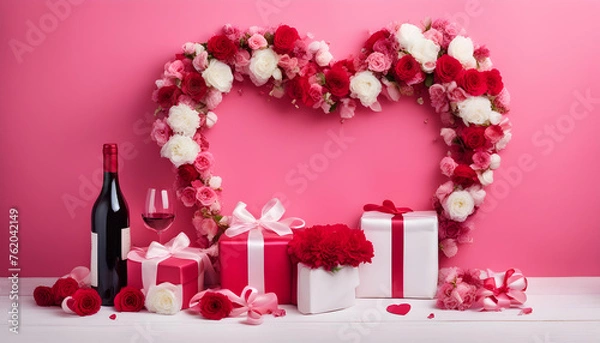 Fototapeta christmas decoration with candles and decorations