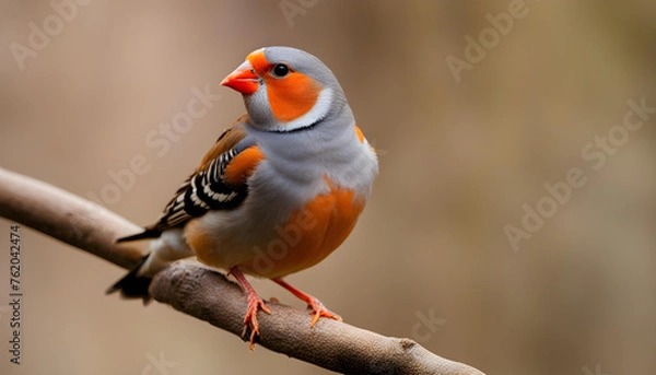 Fototapeta robin on a branch