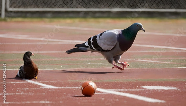 Fototapeta player in action