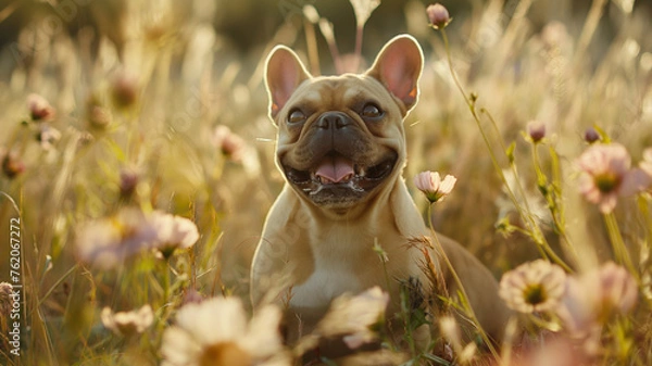 Obraz dog in the meadow