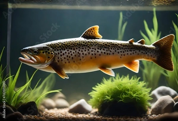 Fototapeta fish on the hook