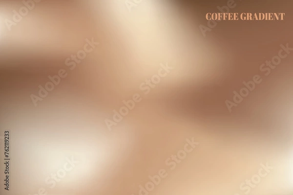Obraz coffee gradient theme for wallpaper template, cover, web banner, menu, sale background. gradient abstract background ,gradient blur colorful fluid gradient abstract design wallpaper presentation