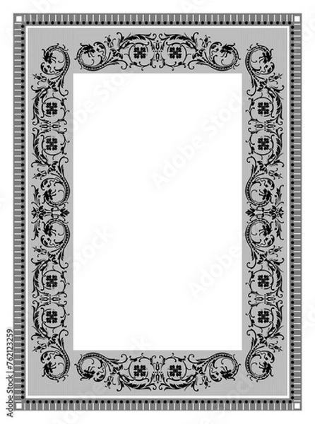 Obraz colorful borders  illustrator  