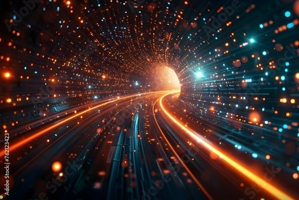 Fototapeta Leveraging Technology Solutions for Efficient Data Management and Enhanced Digital Strategies. Concept Data Management, Technology Solutions, Digital Strategies, Efficient Operations