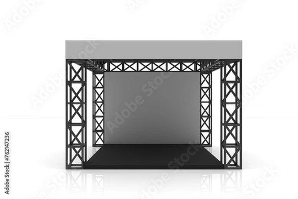 Obraz STAGE MOCKUP RIGGING SIZE 4 X 3 M, POLE DIAMETER 40 CM