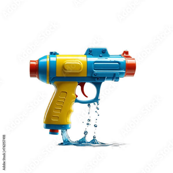 Obraz water gun isolated transparent png ai generated