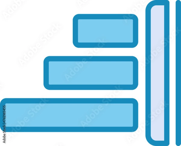 Fototapeta Right Align Vector Icon