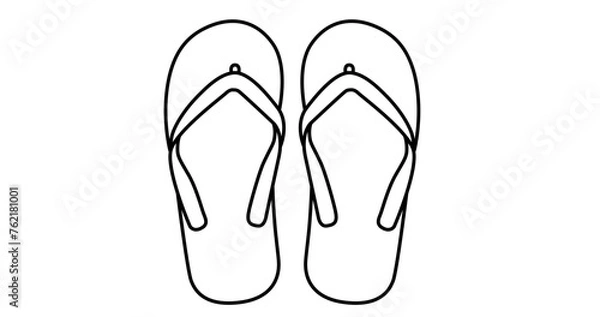 Obraz Sandal Flip Flop