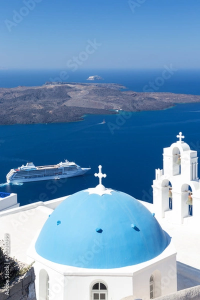 Obraz Aussicht auf Thira