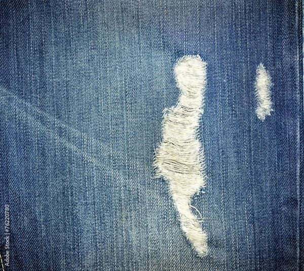 Obraz jeans tear
