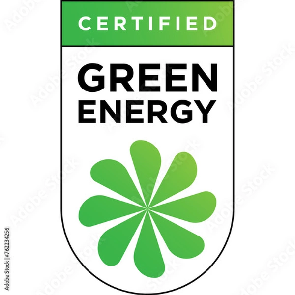 Obraz Green Energy Certified