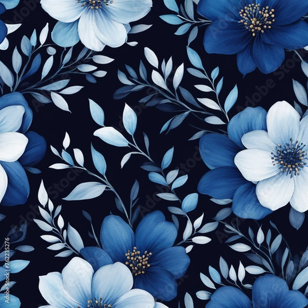 Fototapeta Beautiful pattern floral background 